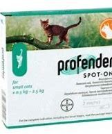 Profender spot on chat 0,5-2,5kg